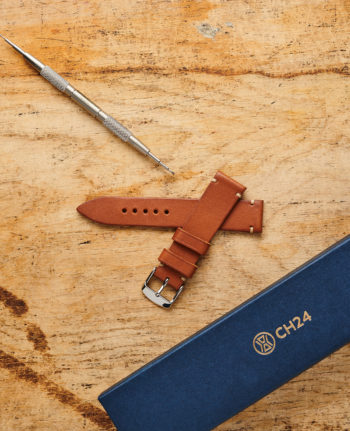 Jasnobrązowy pasek ze skóry wyprawianej roślinnie 20 mm