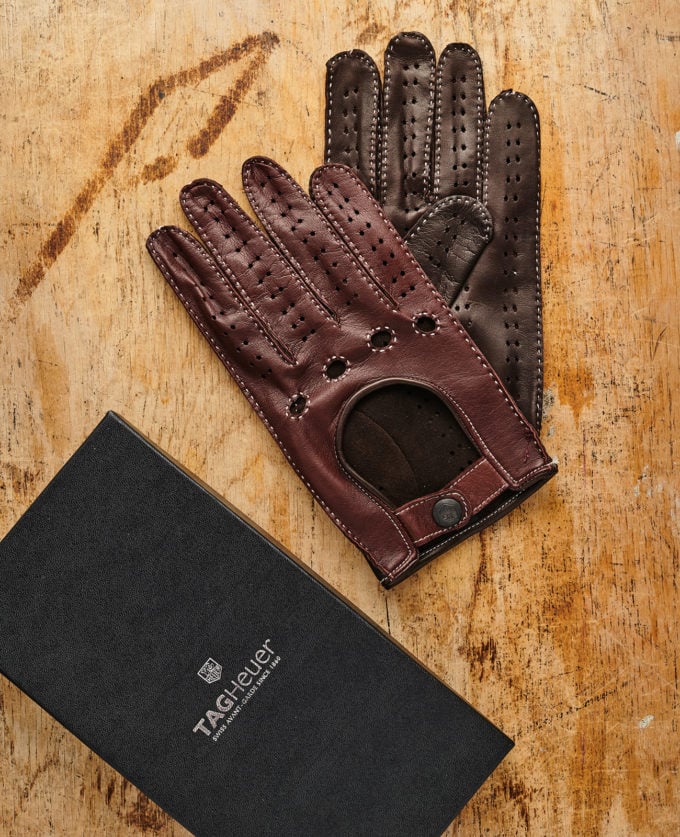 Driving gloves from TAG Heuer